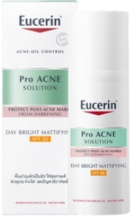 รูปภาพของ Eucerin Pro Acne Solution Day Mat Whitening SPF30 50ml. ครีมบำรุงผิวหน้าผสมกันแดด สำหรับผิวเป็นสิวง่าย